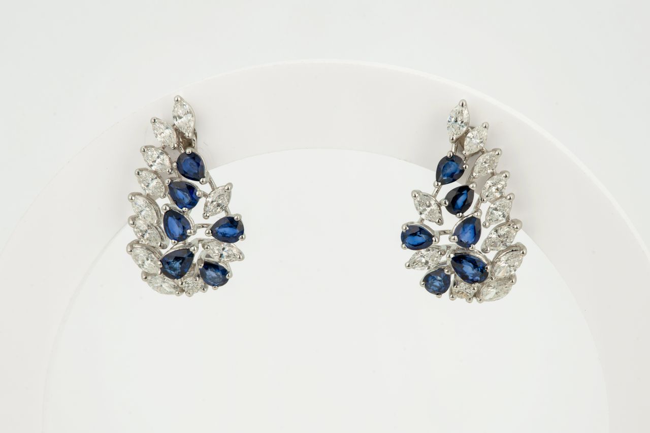 Nocturne Sapphire Studs