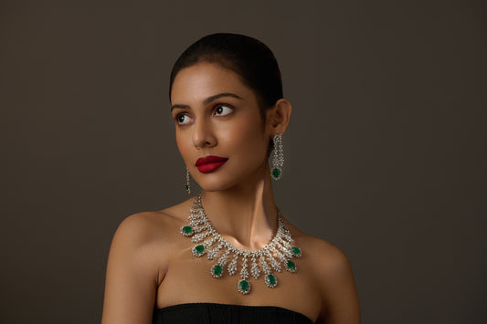 Polki emarald necklace (Copy)