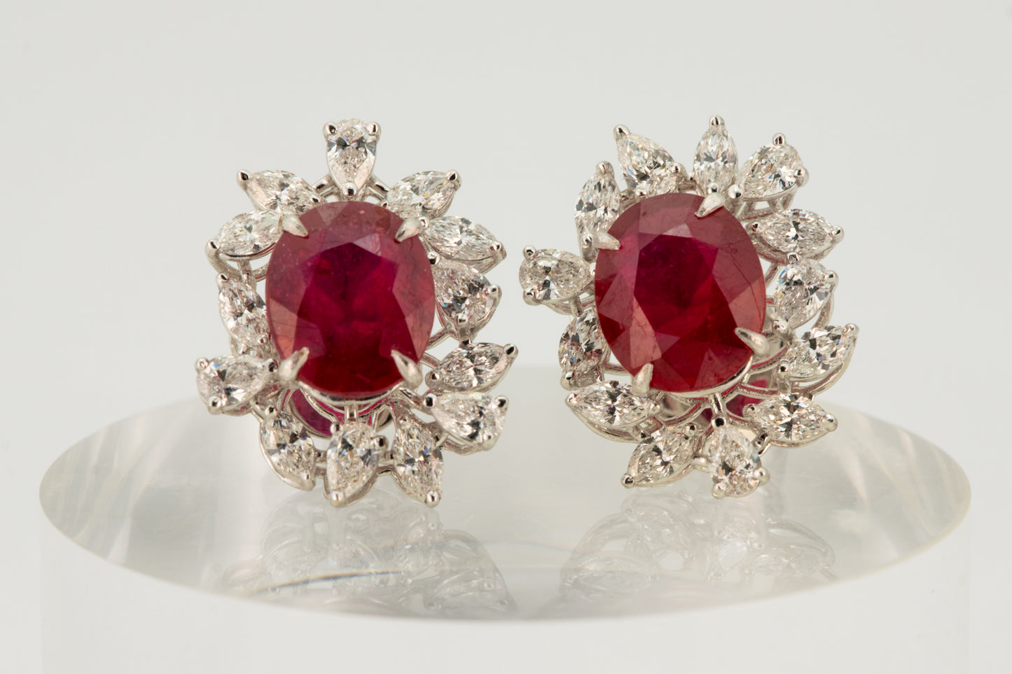Ruby Bloom Diamond Studs