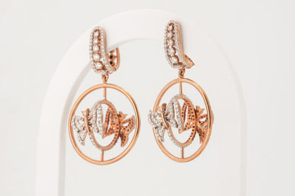 Élan Bloom Diamond Drop Earrings