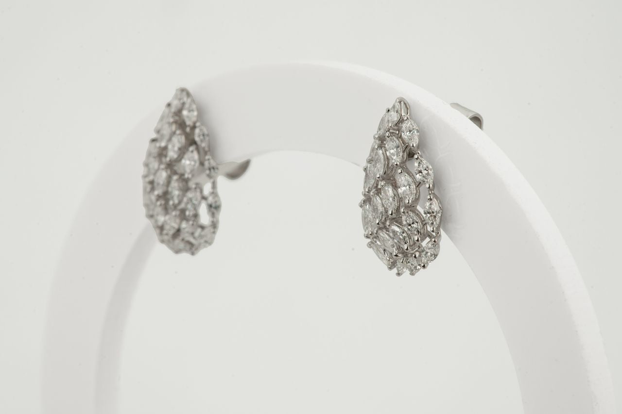Virelle Drop Diamond Earrings
