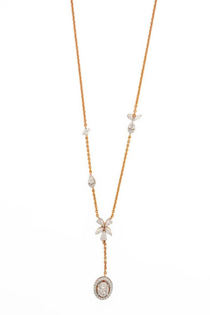 Elowen Drop Diamond Pendant