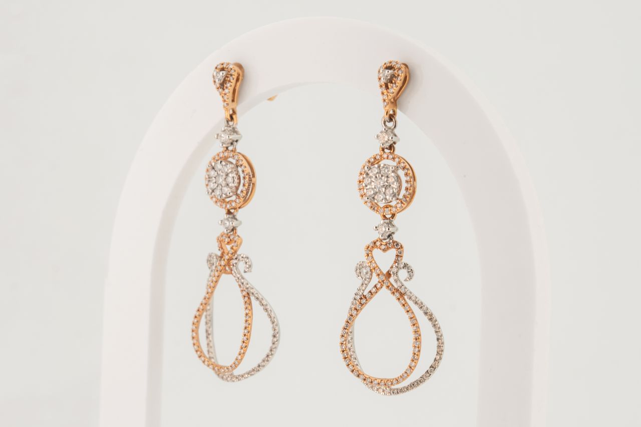 Eterna Grace Diamond Drop Earrings
