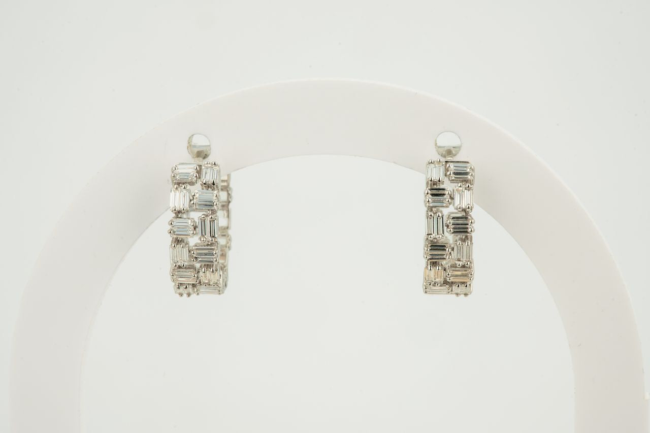 Linea Baguette Earrings