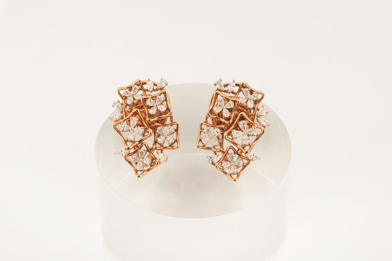 Mosaic Lumière Diamond Studs
