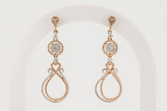 Eterna Grace Diamond Drop Earrings