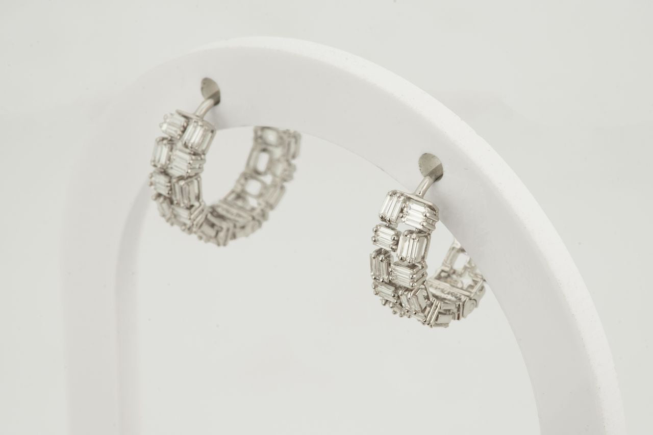 Linea Baguette Earrings