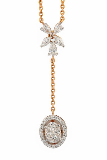 Elowen Drop Diamond Pendant