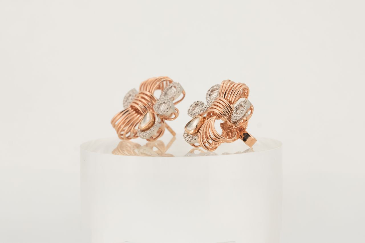 Aurelia Coil Diamond Studs