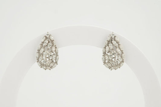 Virelle Drop Diamond Earrings
